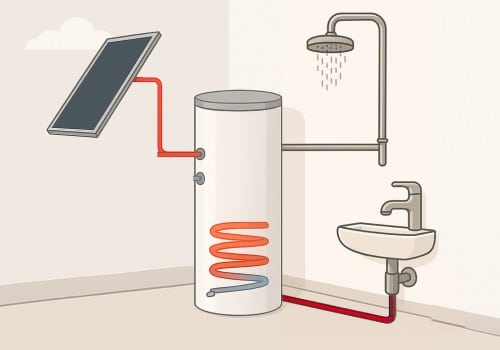 schema d'un systeme de chauffe eau solaire fonctionnement